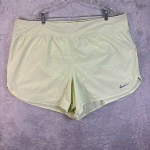 Nike Dri-FIT Running Shorts‎ Lightweight Lime Green 2X Athletic Gym